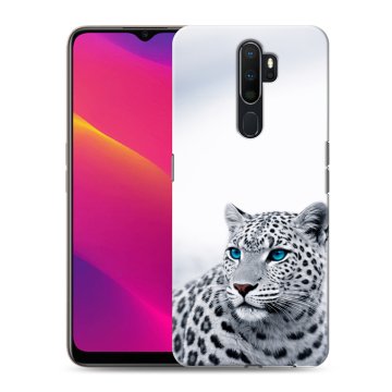 Силиконовый противоударный чехол на OPPO A5 (2020) с принтом женский