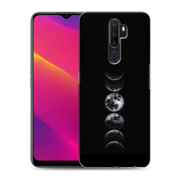 Силиконовый противоударный чехол на OPPO A5 (2020) с принтом женский