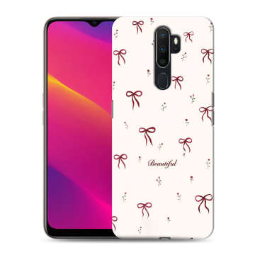 Силиконовый противоударный чехол на OPPO A5 (2020) с принтом для девочек