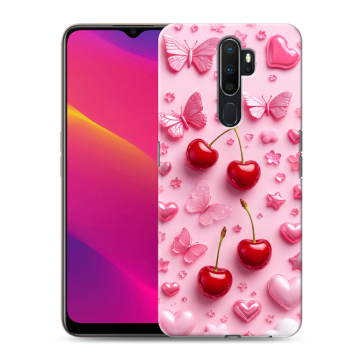 Силиконовый противоударный чехол на OPPO A5 (2020) с принтом для девочек Силиконовый противоударный чехол на OPPO A5 (2020) с принтом для девочек