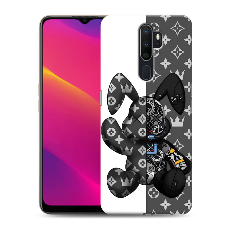 Силиконовый противоударный чехол на OPPO A5 (2020) с принтом Луи робот Силиконовый противоударный чехол на OPPO A5 (2020) с принтом Луи робот