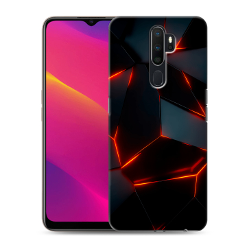 Силиконовый противоударный чехол на OPPO A9 (2020) с принтом Яркие абстракции Силиконовый противоударный чехол на OPPO A9 (2020) с принтом Яркие абстракции