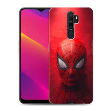 Силиконовый противоударный чехол на OPPO A9 (2020) с принтом Spiderman Человек паук Силиконовый противоударный чехол на OPPO A9 (2020) с принтом Spiderman Человек паук