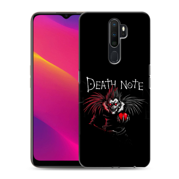 Силиконовый противоударный чехол на OPPO A9 (2020) с принтом Death note Тетрадь смерти Силиконовый противоударный чехол на OPPO A9 (2020) с принтом Death note Тетрадь смерти