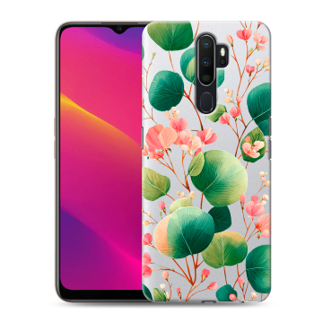 Силиконовый противоударный чехол на OPPO A9 (2020) с принтом женский Силиконовый противоударный чехол на OPPO A9 (2020) с принтом женский