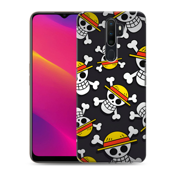 Силиконовый противоударный чехол на OPPO A9 (2020) с принтом One Piece Ван Пис Силиконовый противоударный чехол на OPPO A9 (2020) с принтом One Piece Ван Пис