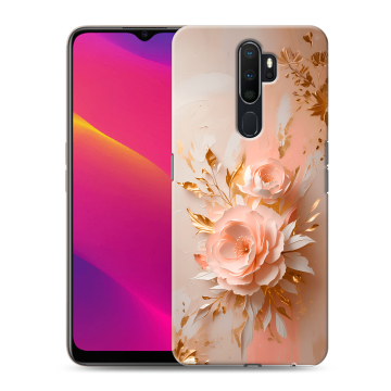 Силиконовый противоударный чехол на OPPO A9 (2020) с принтом женский Силиконовый противоударный чехол на OPPO A9 (2020) с принтом женский