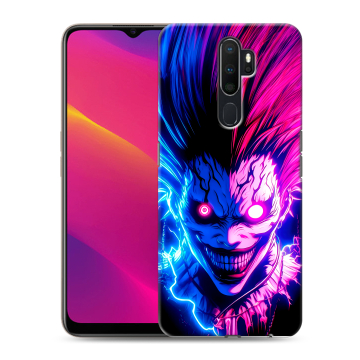 Силиконовый противоударный чехол на OPPO A9 (2020) с принтом Death note Тетрадь смерти Силиконовый противоударный чехол на OPPO A9 (2020) с принтом Death note Тетрадь смерти