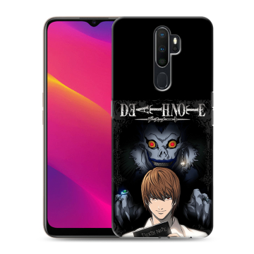 Силиконовый противоударный чехол на OPPO A9 (2020) с принтом Death note Тетрадь смерти Силиконовый противоударный чехол на OPPO A9 (2020) с принтом Death note Тетрадь смерти