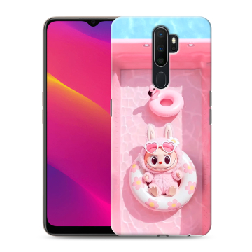 Силиконовый противоударный чехол на OPPO A9 (2020) с принтом Labubu Лабубу Силиконовый противоударный чехол на OPPO A9 (2020) с принтом Labubu Лабубу