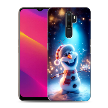 Силиконовый противоударный чехол на OPPO A9 (2020) с принтом Новый год Силиконовый противоударный чехол на OPPO A9 (2020) с принтом Новый год