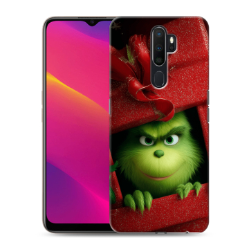 Силиконовый противоударный чехол на OPPO A9 (2020) с принтом Новый год Силиконовый противоударный чехол на OPPO A9 (2020) с принтом Новый год