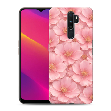 Силиконовый противоударный чехол на OPPO A9 (2020) с принтом женский Силиконовый противоударный чехол на OPPO A9 (2020) с принтом женский
