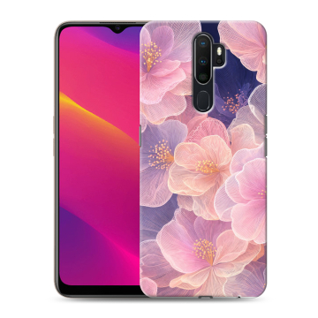 Силиконовый противоударный чехол на OPPO A9 (2020) с принтом женский Силиконовый противоударный чехол на OPPO A9 (2020) с принтом женский