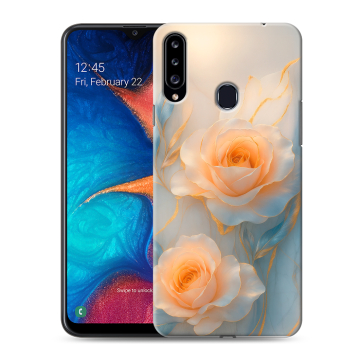Силиконовый чехол на Samsung Galaxy A20s с принтом Женский Силиконовый чехол на Samsung Galaxy A20s с принтом Женский