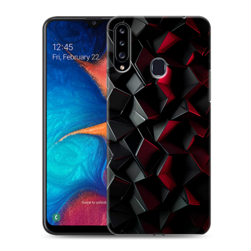 Силиконовый чехол на Samsung Galaxy A20s с принтом Абстракция