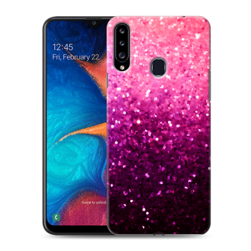 Силиконовый чехол на Samsung Galaxy A20s с принтом Блестки Силиконовый чехол на Samsung Galaxy A20s с принтом Блестки