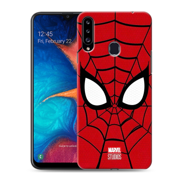 Силиконовый чехол на Samsung Galaxy A20s с принтом человек паук spiderman Силиконовый чехол на Samsung Galaxy A20s с принтом человек паук spiderman