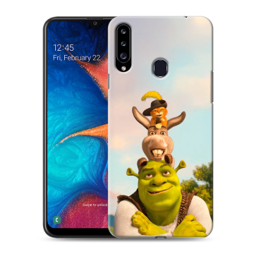 Силиконовый чехол на Samsung Galaxy A20s с принтом Шрек Shrek Силиконовый чехол на Samsung Galaxy A20s с принтом Шрек Shrek