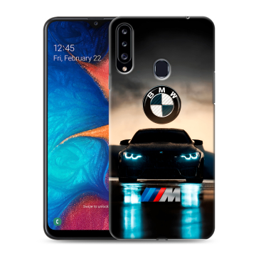Силиконовый чехол на Samsung Galaxy A20s с принтом БМВ BMW Силиконовый чехол на Samsung Galaxy A20s с принтом БМВ BMW