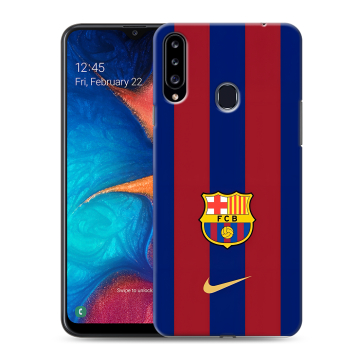 Силиконовый чехол на Samsung Galaxy A20s с принтом Барселона Barcelona Силиконовый чехол на Samsung Galaxy A20s с принтом Барселона Barcelona