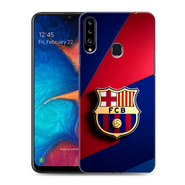 Силиконовый чехол на Samsung Galaxy A20s с принтом Барселона Barcelona Силиконовый чехол на Samsung Galaxy A20s с принтом Барселона Barcelona