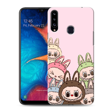 Силиконовый чехол на Samsung Galaxy A20s с принтом Лабубу Силиконовый чехол на Samsung Galaxy A20s с принтом Лабубу