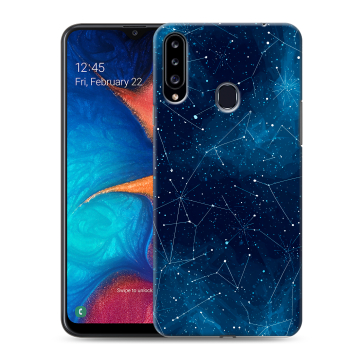 Силиконовый чехол на Samsung Galaxy A20s с принтом Космос звезды Силиконовый чехол на Samsung Galaxy A20s с принтом Космос звезды