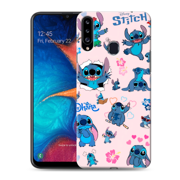 Силиконовый чехол на Samsung Galaxy A20s с принтом Лило и Стич