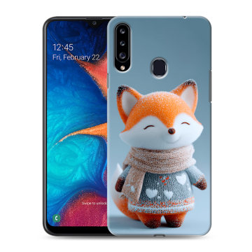 Силиконовый чехол на Samsung Galaxy A20s с принтом Лиса Силиконовый чехол на Samsung Galaxy A20s с принтом Лиса
