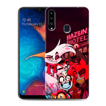 Силиконовый чехол на Samsung Galaxy A20s с принтом Hazbin Hotel Отель Хазбин Силиконовый чехол на Samsung Galaxy A20s с принтом Hazbin Hotel Отель Хазбин