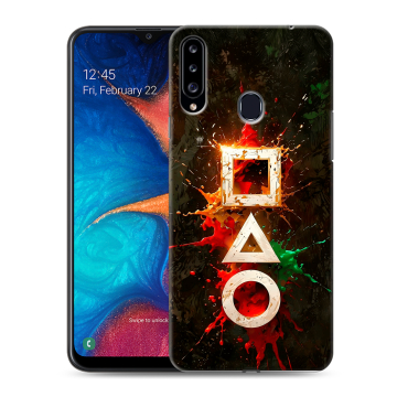 Силиконовый чехол на Samsung Galaxy A20s с принтом Squid Game Игра кальмара Силиконовый чехол на Samsung Galaxy A20s с принтом Squid Game Игра кальмара
