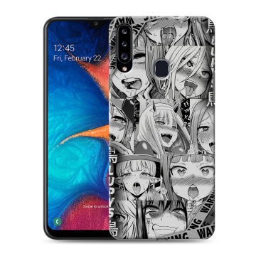 Силиконовый чехол на Samsung Galaxy A20s с принтом Ahegao Ахегао Аниме Силиконовый чехол на Samsung Galaxy A20s с принтом Ahegao Ахегао Аниме