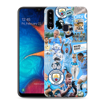 Силиконовый чехол на Samsung Galaxy A20s с принтом Man City Манчестер Сити Силиконовый чехол на Samsung Galaxy A20s с принтом Man City Манчестер Сити
