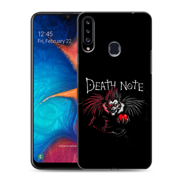Силиконовый чехол на Samsung Galaxy A20s с принтом Death note Тетрадь смерти Силиконовый чехол на Samsung Galaxy A20s с принтом Death note Тетрадь смерти