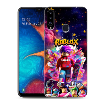 Силиконовый чехол на Samsung Galaxy A20s с принтом Roblox Роблокс Силиконовый чехол на Samsung Galaxy A20s с принтом Roblox Роблокс
