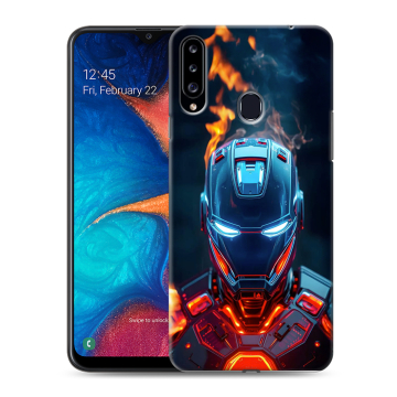 Силиконовый чехол на Samsung Galaxy A20s с принтом IronMan Железный человек Силиконовый чехол на Samsung Galaxy A20s с принтом IronMan Железный человек