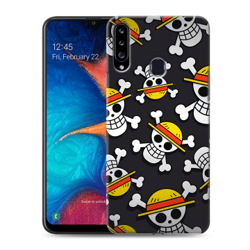 Силиконовый чехол на Samsung Galaxy A20s с принтом One Piece Ван Пис Силиконовый чехол на Samsung Galaxy A20s с принтом One Piece Ван Пис