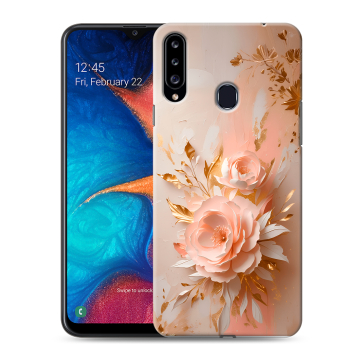 Силиконовый чехол на Samsung Galaxy A20s с принтом женский Силиконовый чехол на Samsung Galaxy A20s с принтом женский