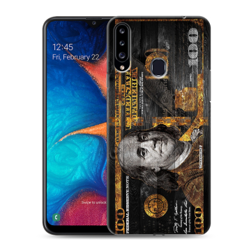 Силиконовый чехол на Samsung Galaxy A20s с принтом Доллар деньги Силиконовый чехол на Samsung Galaxy A20s с принтом Доллар деньги