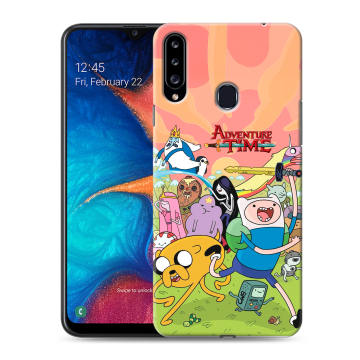Силиконовый чехол на Samsung Galaxy A20s с принтом Adventure time Время приключений Силиконовый чехол на Samsung Galaxy A20s с принтом Adventure time Время приключений