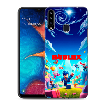 Силиконовый чехол на Samsung Galaxy A20s с принтом Roblox Роблокс Силиконовый чехол на Samsung Galaxy A20s с принтом Roblox Роблокс