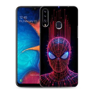 Силиконовый чехол на Samsung Galaxy A20s с принтом Spiderman Человек паук Силиконовый чехол на Samsung Galaxy A20s с принтом Spiderman Человек паук