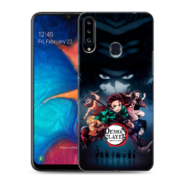 Силиконовый чехол на Samsung Galaxy A20s с принтом Demon Slayer Клинок рассекающий демонов Силиконовый чехол на Samsung Galaxy A20s с принтом Demon Slayer Клинок рассекающий демонов