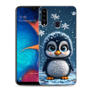 Силиконовый чехол на Samsung Galaxy A20s с принтом Новый год Силиконовый чехол на Samsung Galaxy A20s с принтом Новый год
