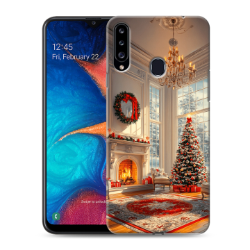 Силиконовый чехол на Samsung Galaxy A20s с принтом Новый год Силиконовый чехол на Samsung Galaxy A20s с принтом Новый год