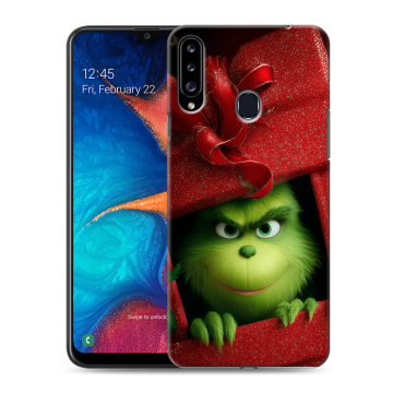 Силиконовый чехол на Samsung Galaxy A20s с принтом Новый год Силиконовый чехол на Samsung Galaxy A20s с принтом Новый год