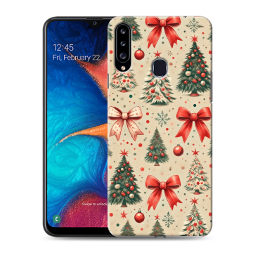 Силиконовый чехол на Samsung Galaxy A20s с принтом Новый год Силиконовый чехол на Samsung Galaxy A20s с принтом Новый год