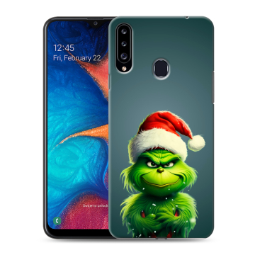 Силиконовый чехол на Samsung Galaxy A20s с принтом Новый год Силиконовый чехол на Samsung Galaxy A20s с принтом Новый год