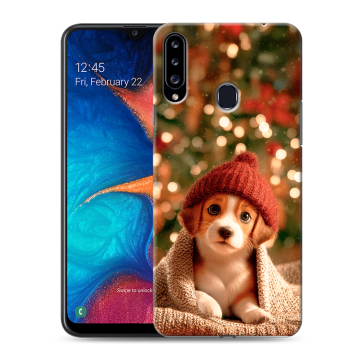 Силиконовый чехол на Samsung Galaxy A20s с принтом Новый год Силиконовый чехол на Samsung Galaxy A20s с принтом Новый год